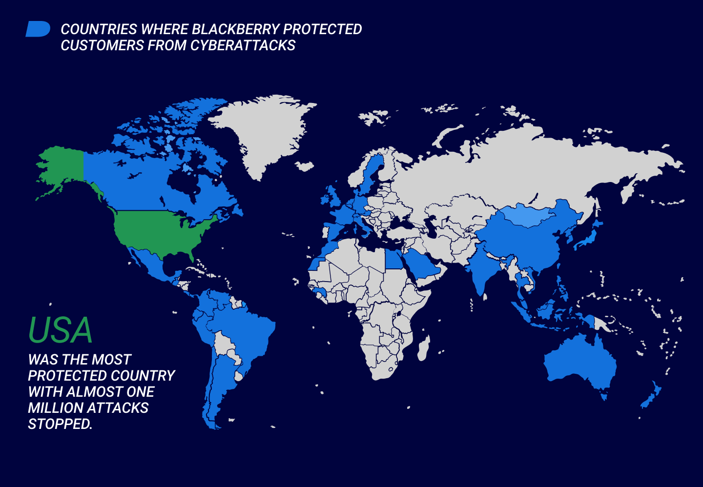 Geography of Attacks Prevented by Cylance Endpoint Security Solutions