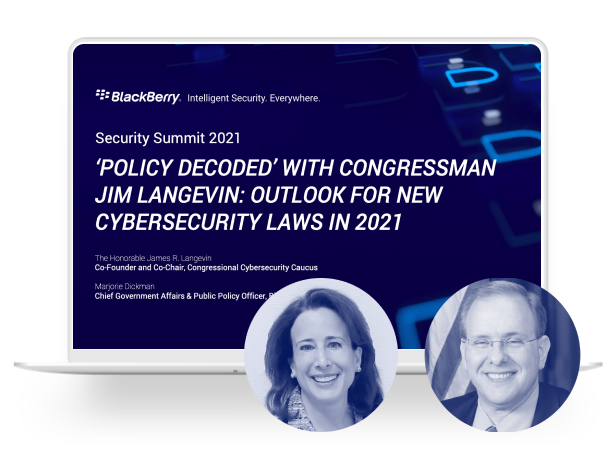 ‘Policy Decoded” With Congressman Jim Langevin: Outlook For New Cybersecurity Laws in 2021